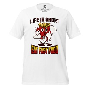 Koszulka z frytkami Retro Foodie Shirt, Śmieszne koszulki Koszulka z frytkami French Fry, Frytki i dobre wibracje, Prezent dla miłośnika fast foodów, Koszulka retro