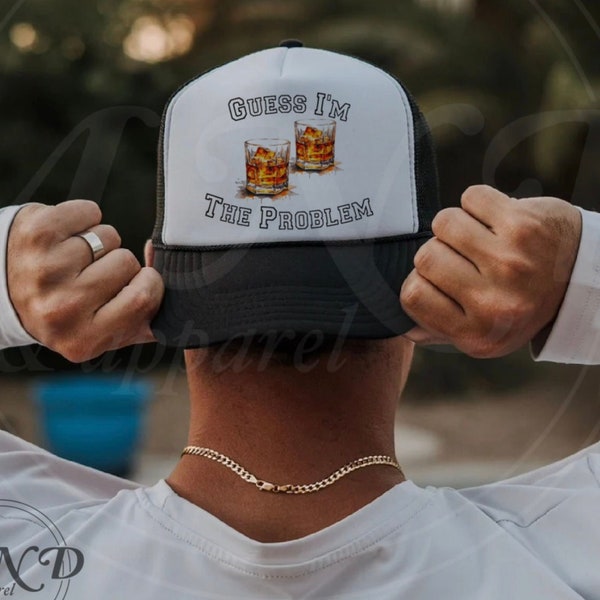 Guess I'm the problem trucker hat, trending styles