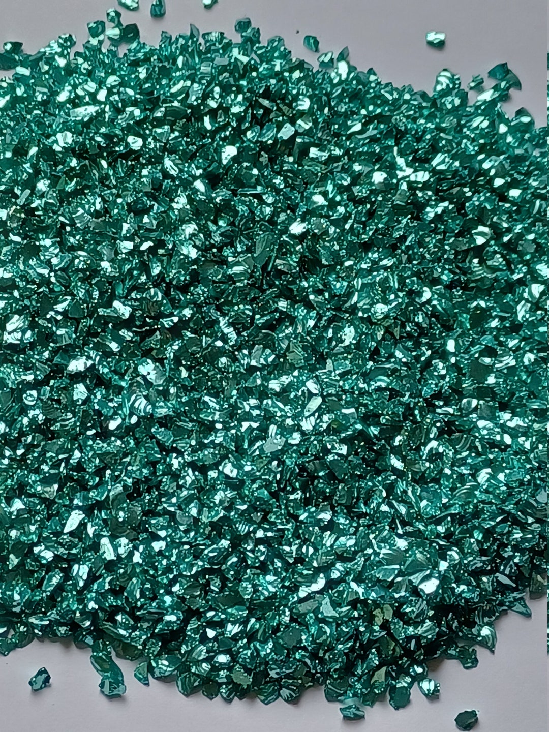 Aqua/ Green Crushed Crystal/broken Glass Stones Etsy UK