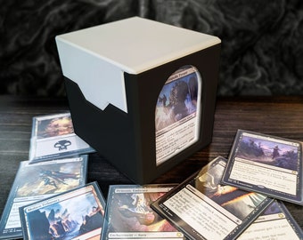 Magnetic Commander Deck Box: Holds 100+ Double Sleeved Cards