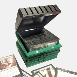 3D Printed Dumpster Deck Box: Magnetic Card Storage