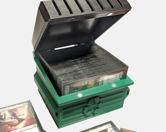 Millennium Gold Sarcophagus Deck Box  Holds 3 TCG Decks, Magnetic Closure  - Etsy