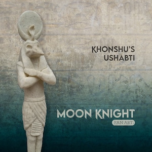 Khonshu & Ammit Imprisoned Ushabti Moon Knight Fan Art 3D printed Statue