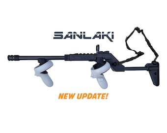 Sanlaki - VR Rifle Gunstock - PSVR2, Oculus META Quest Pro, Quest 2, Quest 1, Rift S, PICO 4 and Valve Index