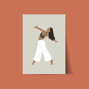 Contemporary Dance Illustration