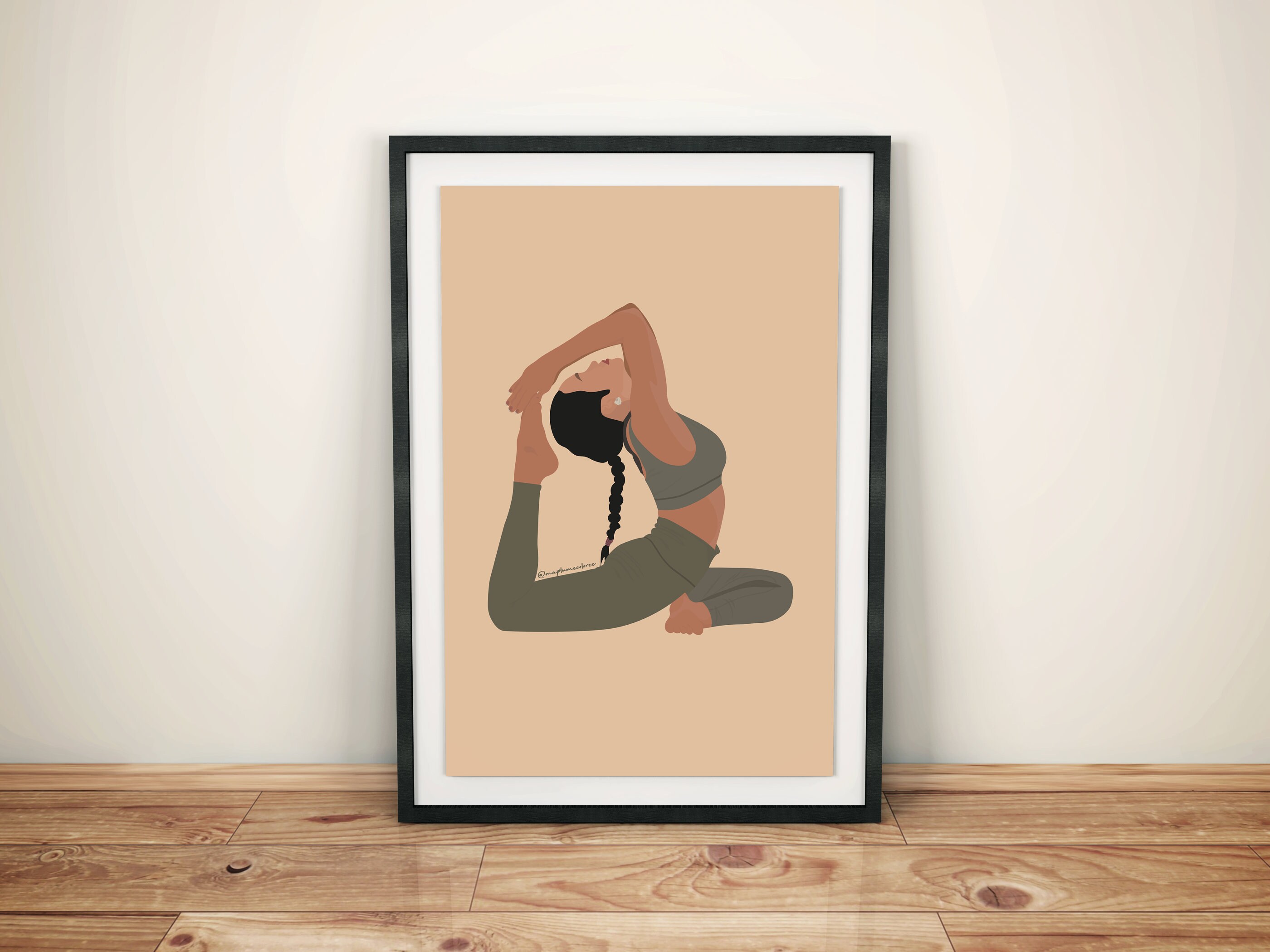 Illustration Femme Yogi