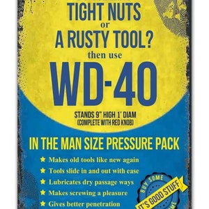 Wd 40 - Etsy UK
