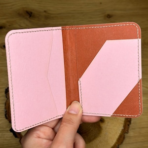Portefeuille durable, Portefeuille minimaliste à deux volets, Portefeuille super fin, Portefeuille en papier, Respectueux de l'environnement, Cadeau minimaliste, Porte-documents végétalien
