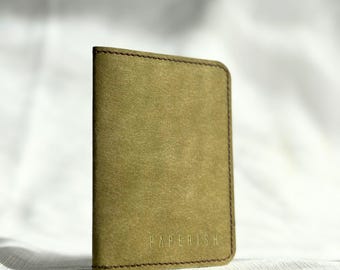 Minimalist Paper Bifold Wallet: Vegan Eco-Friendly Card Holder