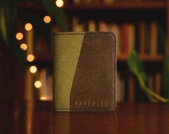 Super Slim Paper Wallet: Minimalist Vegan BiFold Wallet