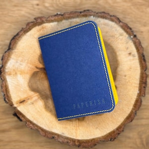 Minimalistische BiFold-Brieftasche, Super Slim Wallet, Papier-Brieftasche, Nachhaltige Brieftasche, umweltfreundlich, minimalistisches Geschenk, Vegan-Dokumentenhalter