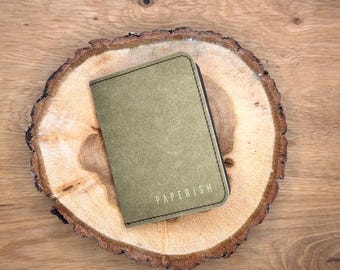 Minimalist Paper Bifold Wallet: Vegan Eco-Friendly Card Holder