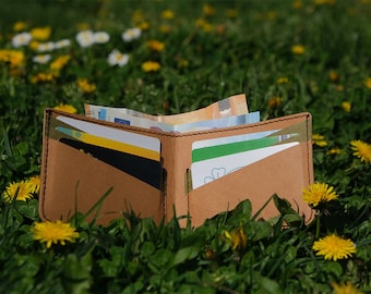 Minimalist Vegan Wallet: Slim Washable Paper Card Holder
