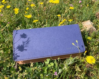Blue Vegan Clutch Wallet: Sustainable Paper Wallet, Eco-Friendly