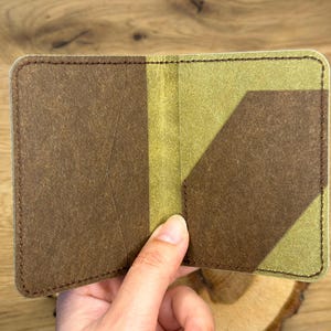 Portafoglio sostenibile, portafoglio bifold minimalista, portafoglio super sottile, portafoglio di carta, ecologico, regalo minimalista, portadocumenti vegano