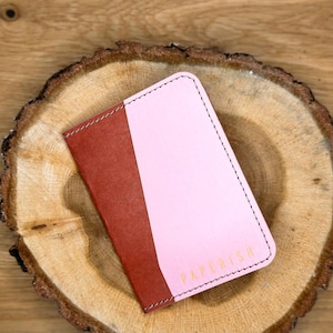 Portefeuille super fin, Portefeuille minimaliste à deux volets, Portefeuille en papier, Respectueux de l'environnement, Cadeau minimaliste, Porte-documents végétalien, Portefeuille durable
