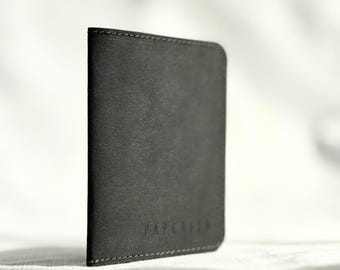 Minimalist Paper Bifold Wallet: Eco-Friendly Vegan Card Holder