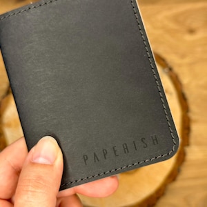 Portafoglio sostenibile, portafoglio bifold minimalista, portafoglio super sottile, portafoglio di carta, ecologico, regalo minimalista, portadocumenti vegano