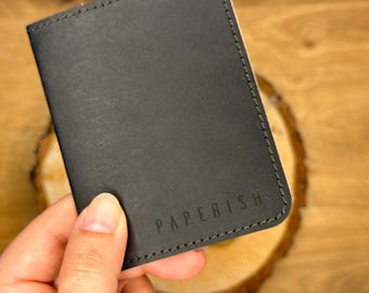Minimalist Paper BiFold Wallet: Eco-Friendly Vegan Travel Wallet