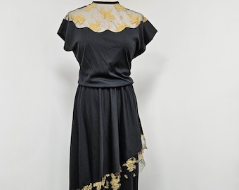 1940's Style Vintage Full Length Gown
