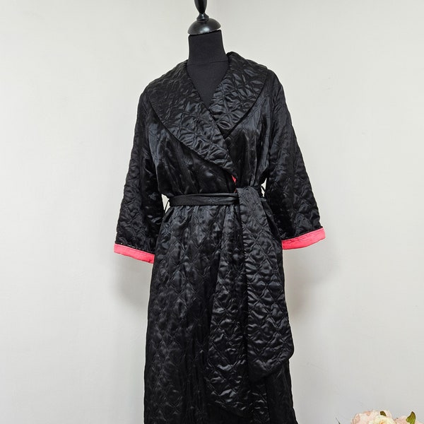1950's Vintage Quilted Dressing Gown