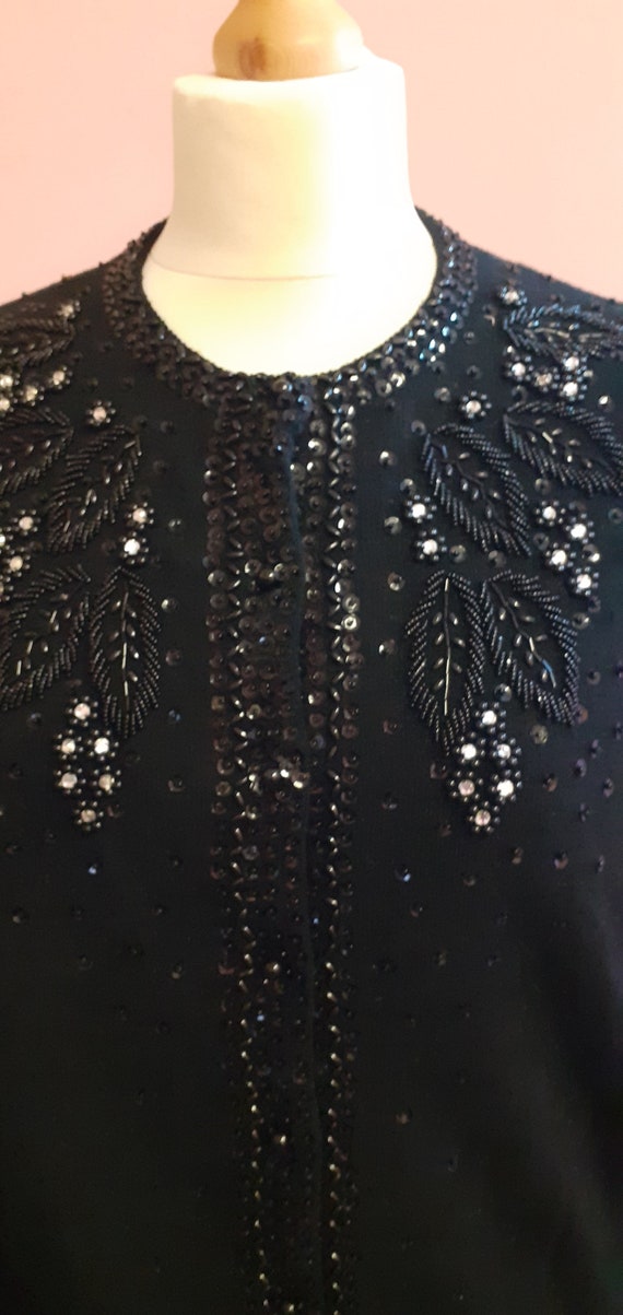 1950's Beaded Cardigan