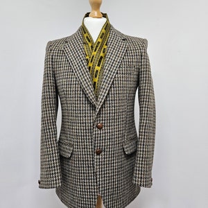 Vintage 1960's / 70's Men's Harris Tweed Jacket - Etsy