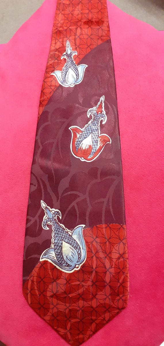 1940'S MENS SILK TIE
