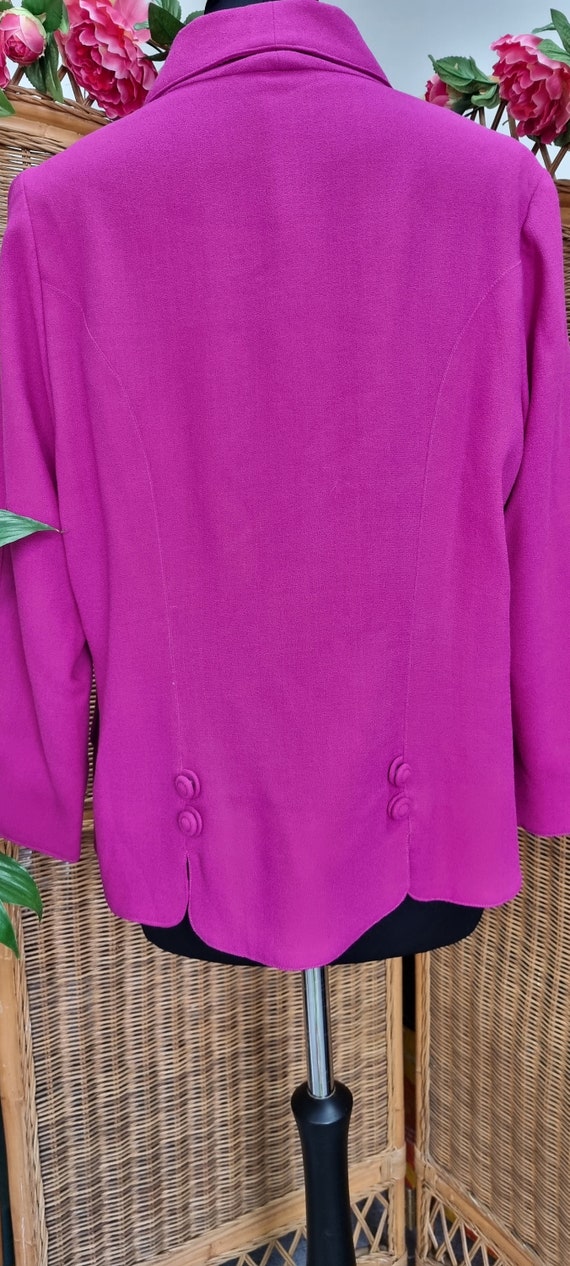 1980 s Cerise Pink Jacket Etsy