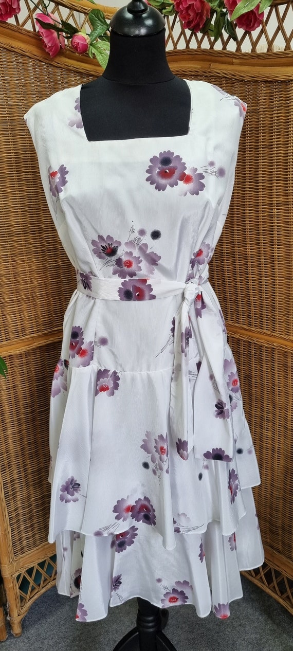 1980's does 1950's Gorgeous Vintage Dress