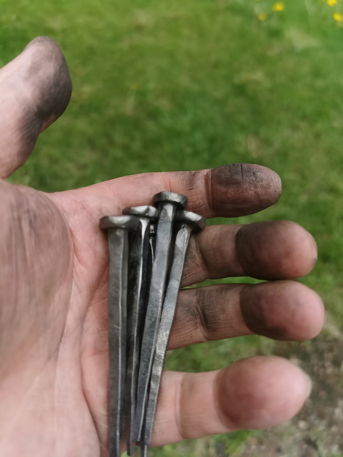 Hand Forged 3 Inch Nails - Etsy