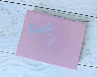 Personalised Pink Gift Card Presentation Box