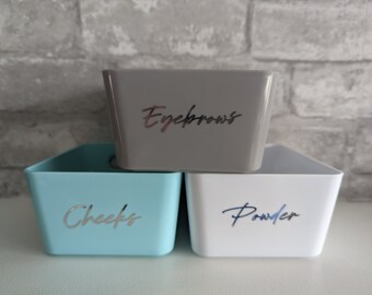 Small Pastel Coloured Storage Boxes