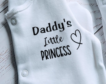 Personalised White Babygrows