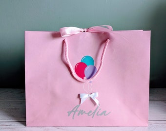 Personalised Pink Landscape Gift Bag