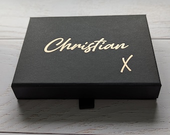 Luxury Black Gift Card Presentation Box for that personal touch