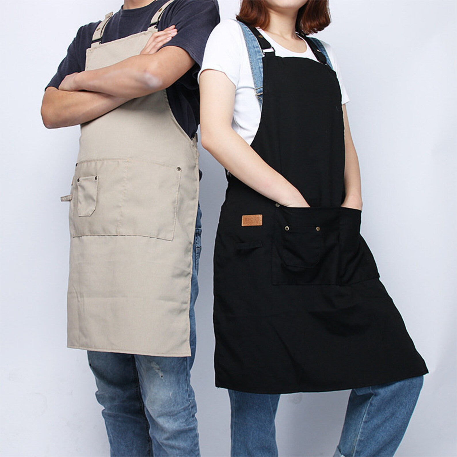 Apron Cotton/Polyester Heavy Duty work apron for home or Etsy