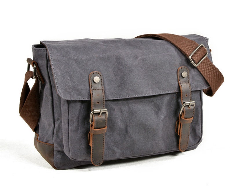 Canvas Messenger Bag Canvas Military Messenger Bag - Etsy