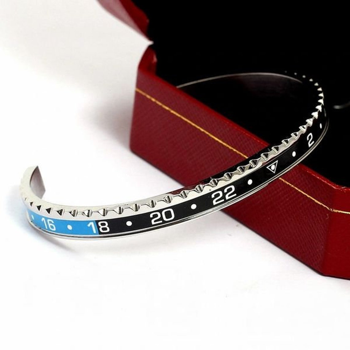 Speedometer Style Bangle Bracelet for Men Rolex Style Etsy