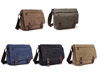 Tenacitee Scottish Fold Cat Flamingo Raw Edge Canvas Messenger Bag Tenacitee Scottish Fold Cat Flamingo Raw Edge Canvas Messenger Bag