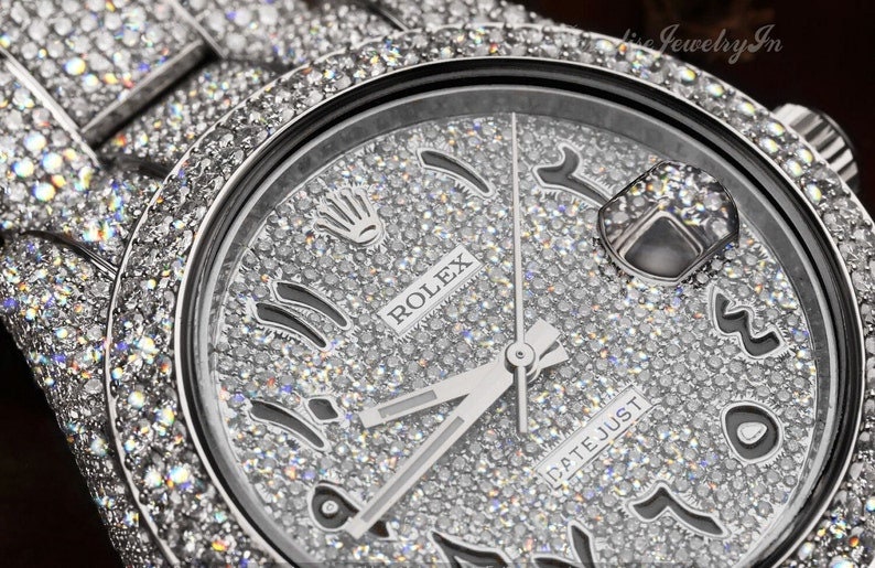 VVS1 D Color Moissanites Studded Iced 