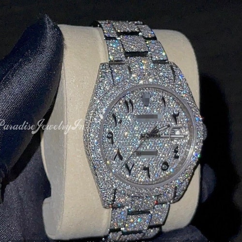 VVS1 D Color Moissanites Studded Iced 