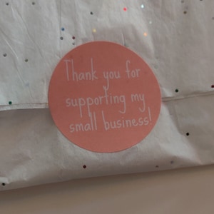 small business labels, Thank you for supporting my small business labels, labels for small businesses, packaging labels for small businesses
