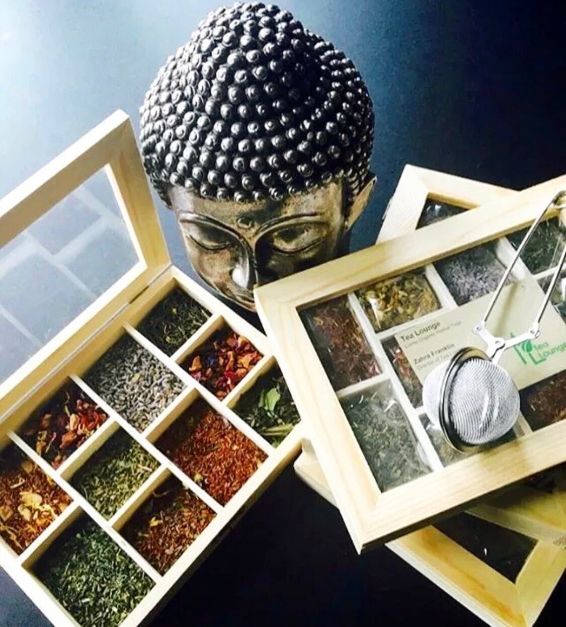 Herbal Tea Box Set and Infuser Gift Set Tea Tasting Set Etsy