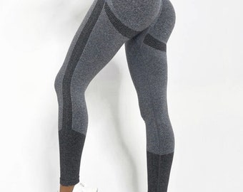 Seamless leggings | yoga leggings | butt lifting leggings | high waisted yoga pants | gym workout leggings | fitness clothing