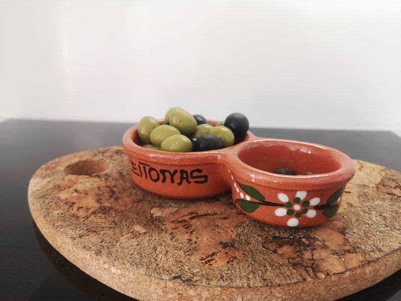 Olive Serving Dish /hand Made Ceramic Olive & Pit fruit Core Etsy