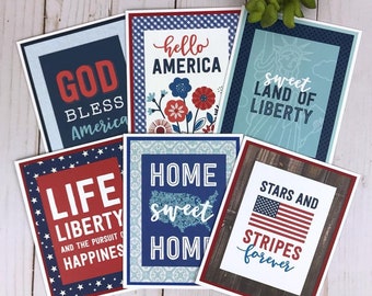 4th Of July Cards Etsy