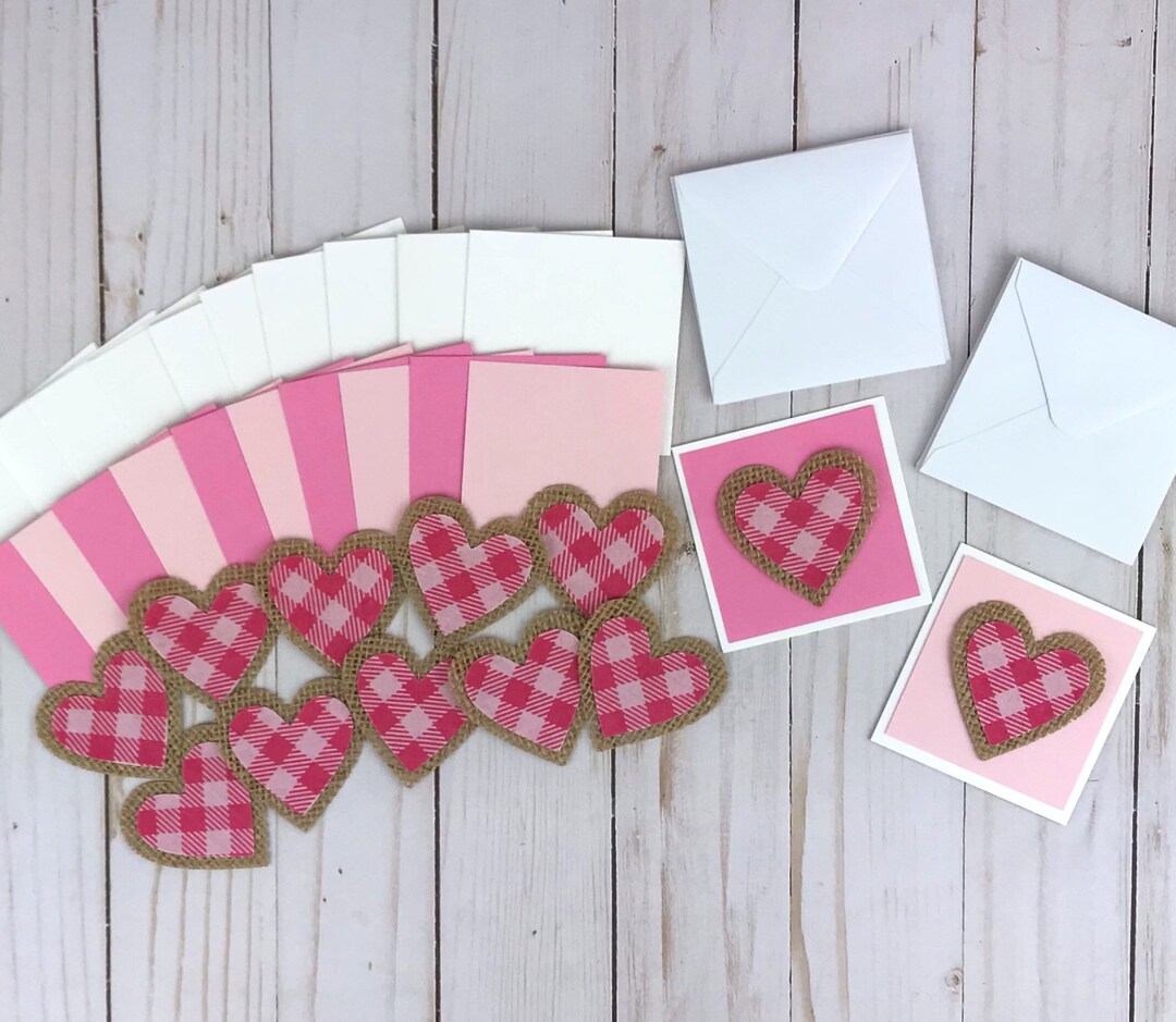 Valentine Card Making Kit, Mini Card Kit DIY, Valentine Card Kit, Card