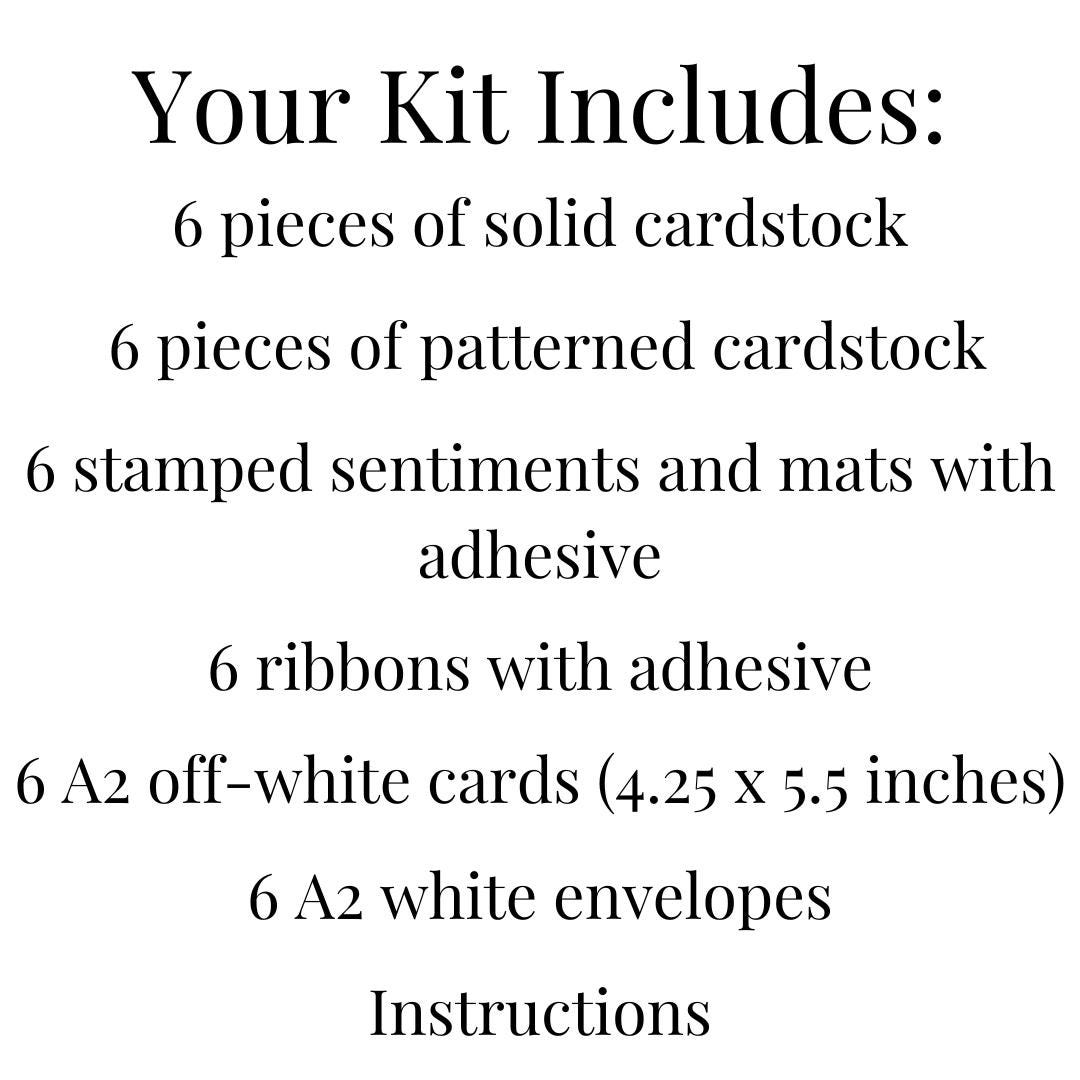 Thanksgiving Card Making Kits for Adults to DIY 6 Fall Leaves Cards ...