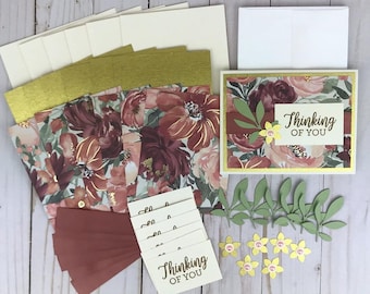 Sympathy Card Kits DIY, Thinking of You Card Making Kits for Adults, Cardmaking Kit, Bereavement Gift, Easy DIY Crafts, Paper Craft Kit Gift